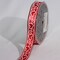 The Ribbon People Red and White Love Hearts Printed Craft Ribbon 0.6" x 27 Yards